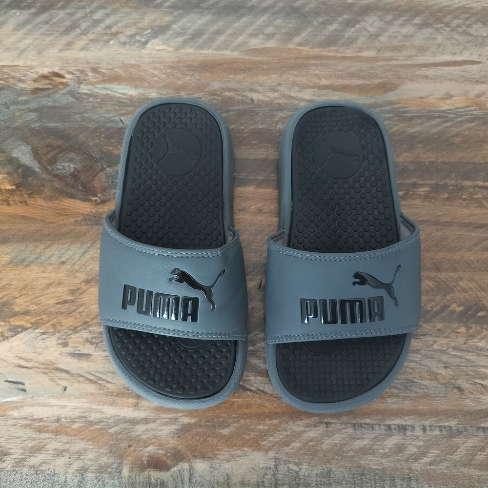 Puma Charcoal Slide Sandals